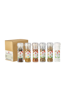MISCHKARTON GEWÜRZMÜHLEN 1 x 1693055-001 Arrabiata 1 x 1693054-002 Mediterran 1 x 1693053-002 Indien Curry 1 x 1696141-002 Salatkräuter 1 x 1696130-002 Steakpfeffer 1 x 1093625-001 Meersalz