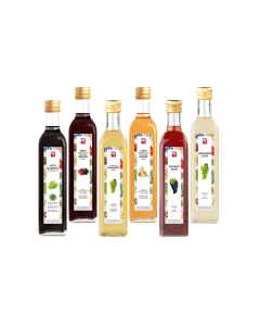 MISCHKARTON ESSIG 6 X 500ML (ACETO BALSAMICO, CONDIMENTO BIANCO, BEEREN-, BIRNEN-, ROTWEIN-, WEISSWEINESSIG)