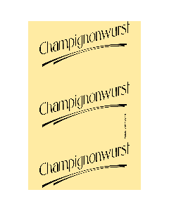 FINOX 90/65 CW10 L BASIC CHAMPIGNONWURST