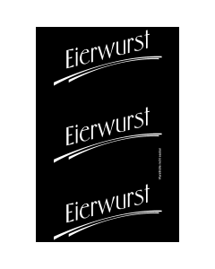 FINOX 90/65 SC10 L BASIC EIERWURST